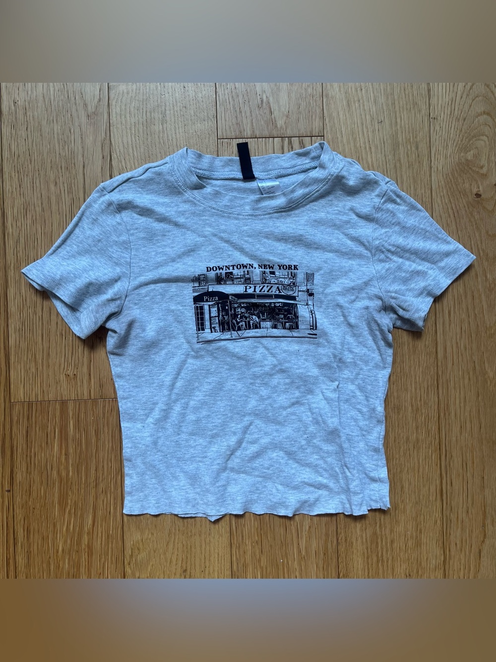 3/$15 Divided Grey Graphic Tee